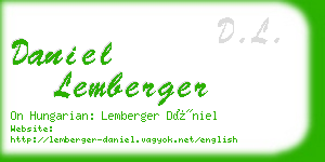 daniel lemberger business card